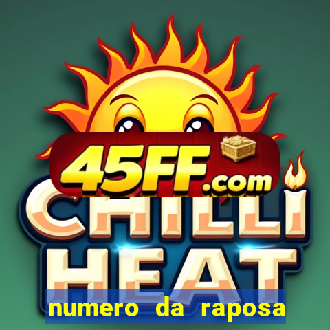 numero da raposa jogo do bicho